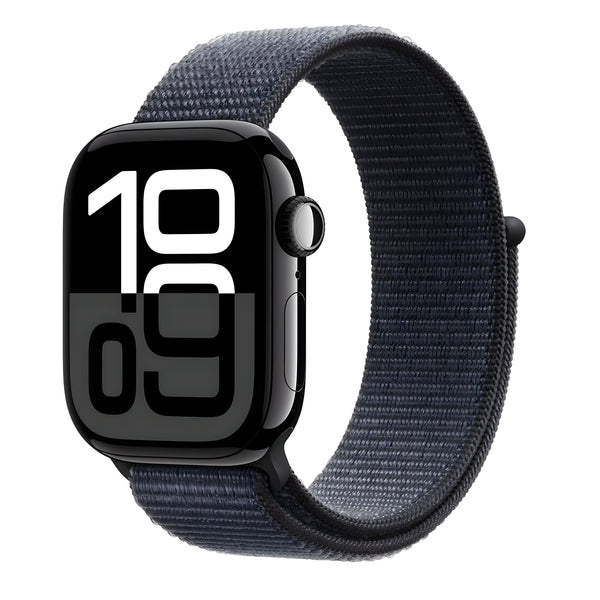 Lunark Watch Series 10 (46mm) Jet Black Aluminium with Black Sport Loop (Free Size)