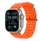 Lunark Watch Ultra 2 (49mm) - Rugged Aluminium Case with Orange Ocean Band (Free Size)