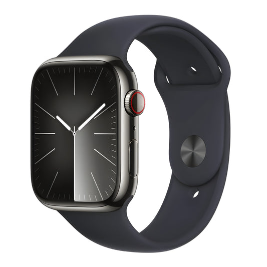 Lunark Watch Series 9 (45mm) – Midnight Aluminium Case with Midnight Sport Band (Free Size)