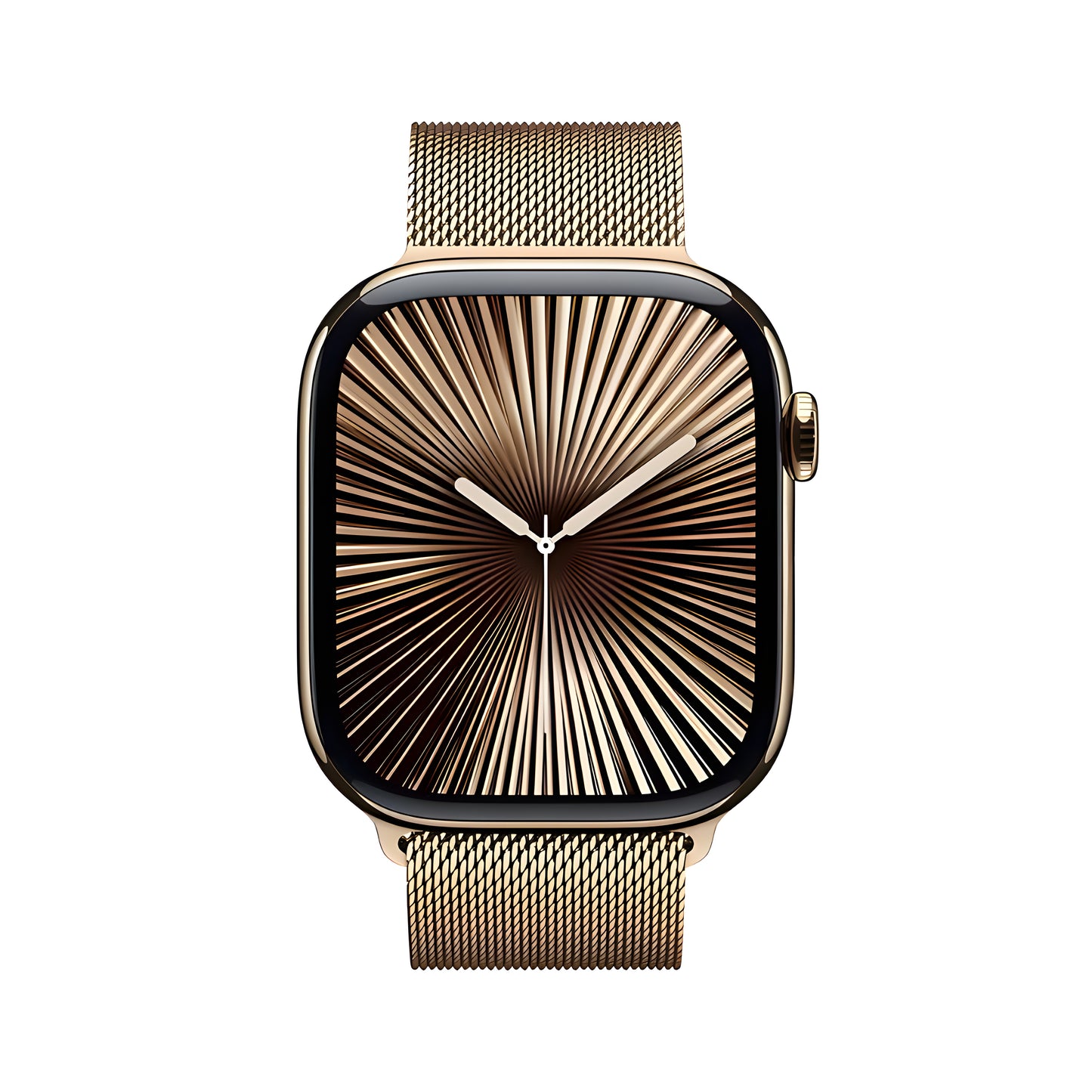 Lunark Watch Series 11 (46mm) Gold Titanium Case with Gold Milanese Loop (Free Size)