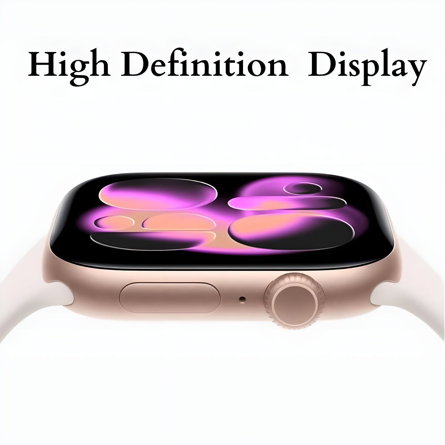 Lunark Watch Series 9 (45mm) – Midnight Aluminium Case with Midnight Sport Band (Free Size)