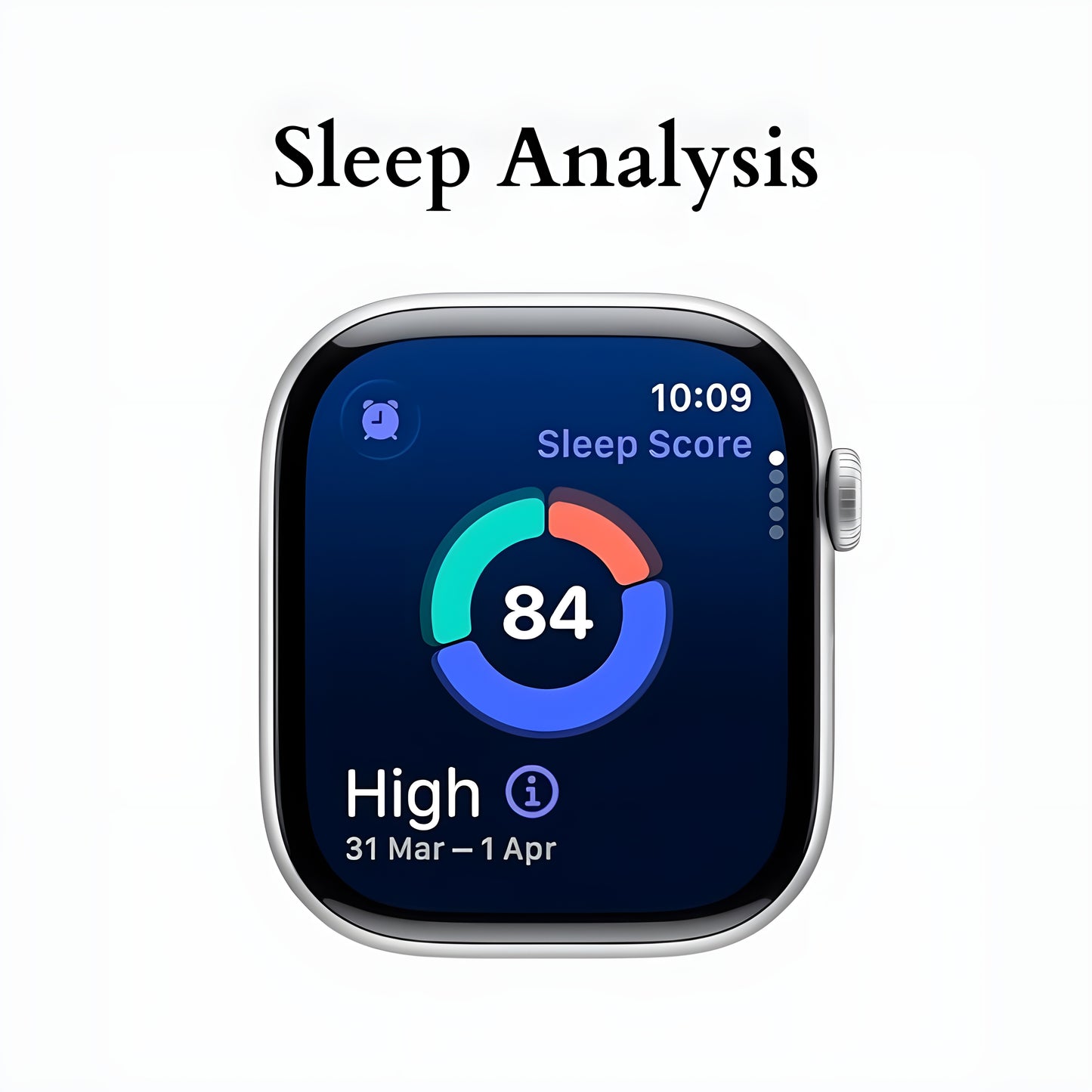 Lunark Watch Series 9 (45mm) – Midnight Aluminium Case with Midnight Sport Band (Free Size)
